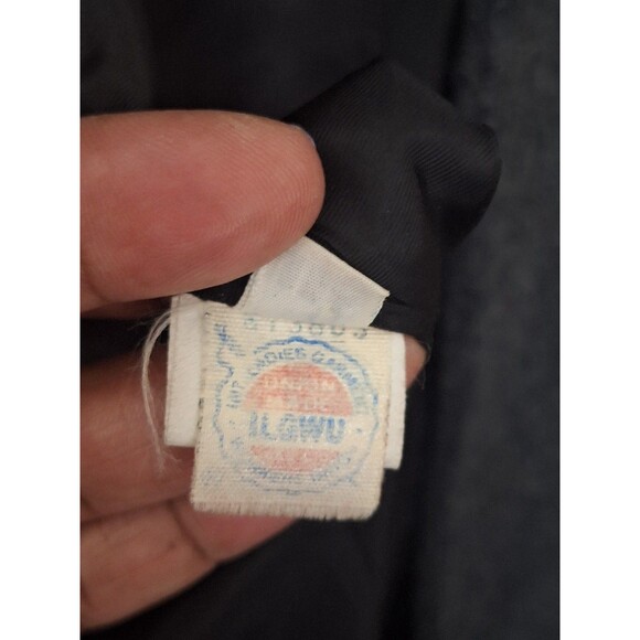 Vintage Braetan Wool Blend Long Coat Womens Sz 11/12 Gray One Button Made In USA - Picture 5 of 16